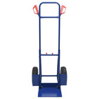 Carro de mano extensible Azul y Rojo 49,5 x 53 x 114 cm Acero