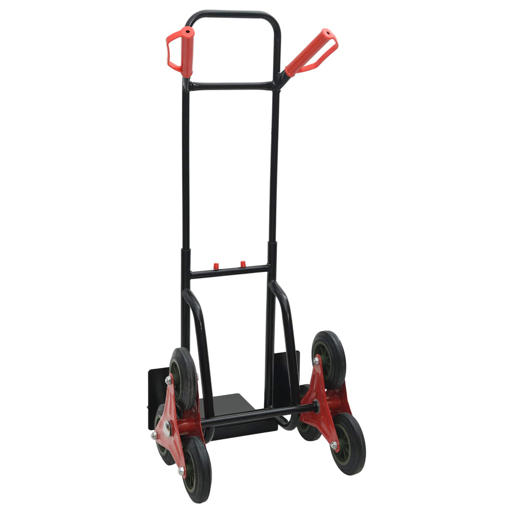 Carro de Mano Negro y rojo 64,5 x 49,5 x 114 cm Acero
