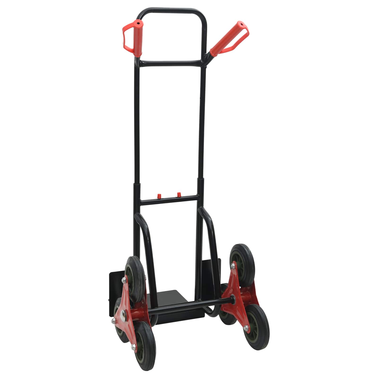 Carro de Mano Negro y rojo 64,5 x 49,5 x 114 cm Acero