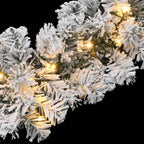 Guirnalda navideña con luces LED verde 5 m PVC