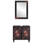 Juego de Muebles de Baño 2 pcs Madera de mango maciza