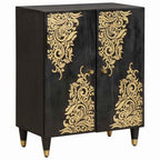 Juego de Muebles de Baño con cajón 3 pcs Negro 180 x 33 x 75 cm