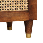Mueble de Cuarto de Baño con cajón 5 pcs Marrón y Negro