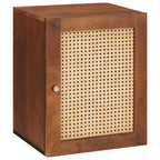 Mueble de Cuarto de Baño con cajón 5 pcs Marrón y Negro