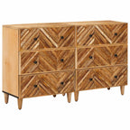 Armarios de Almacenamiento 2 pcs Marrón 60 x 33,5 x 75 cm