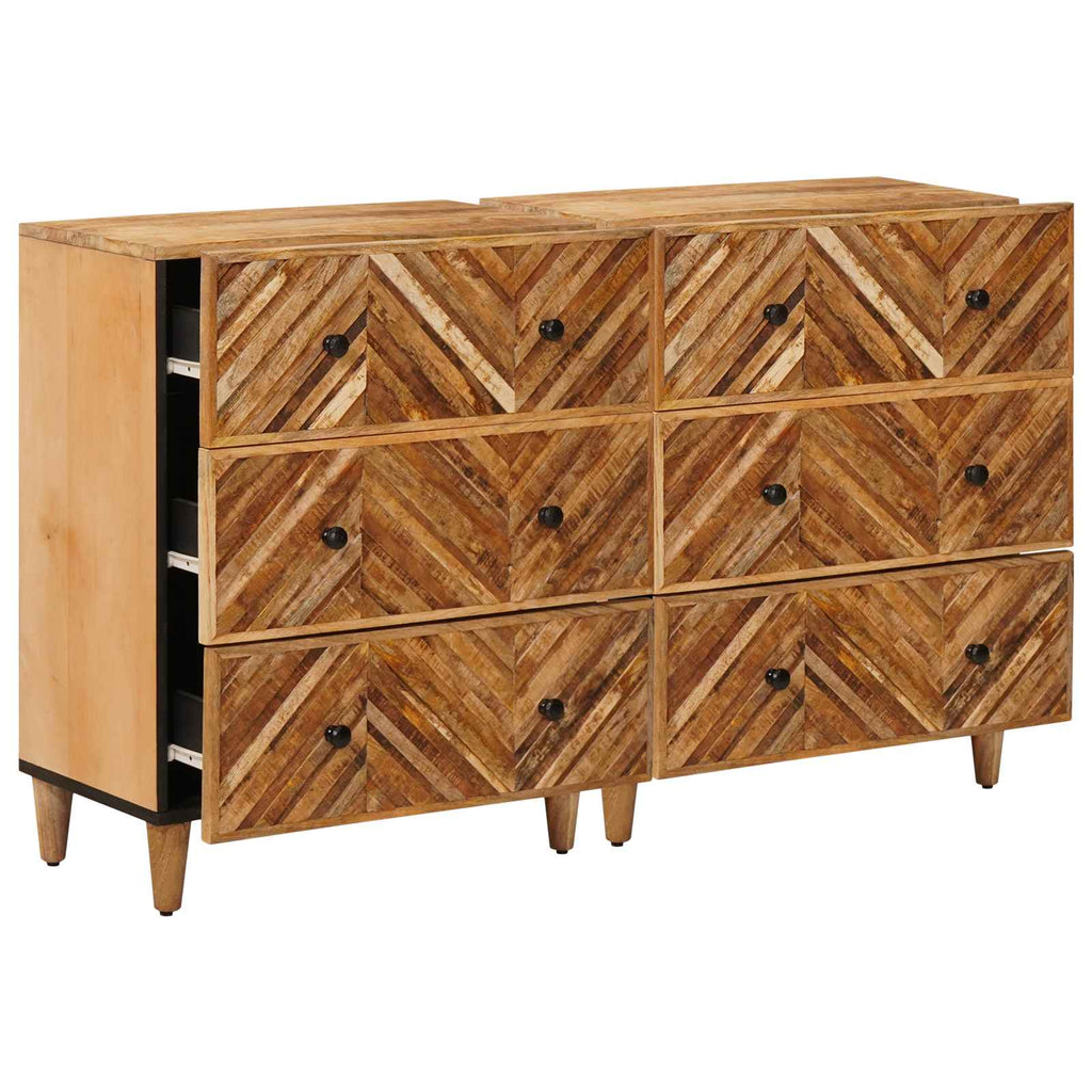 Armarios de Almacenamiento 2 pcs Marrón 60 x 33,5 x 75 cm