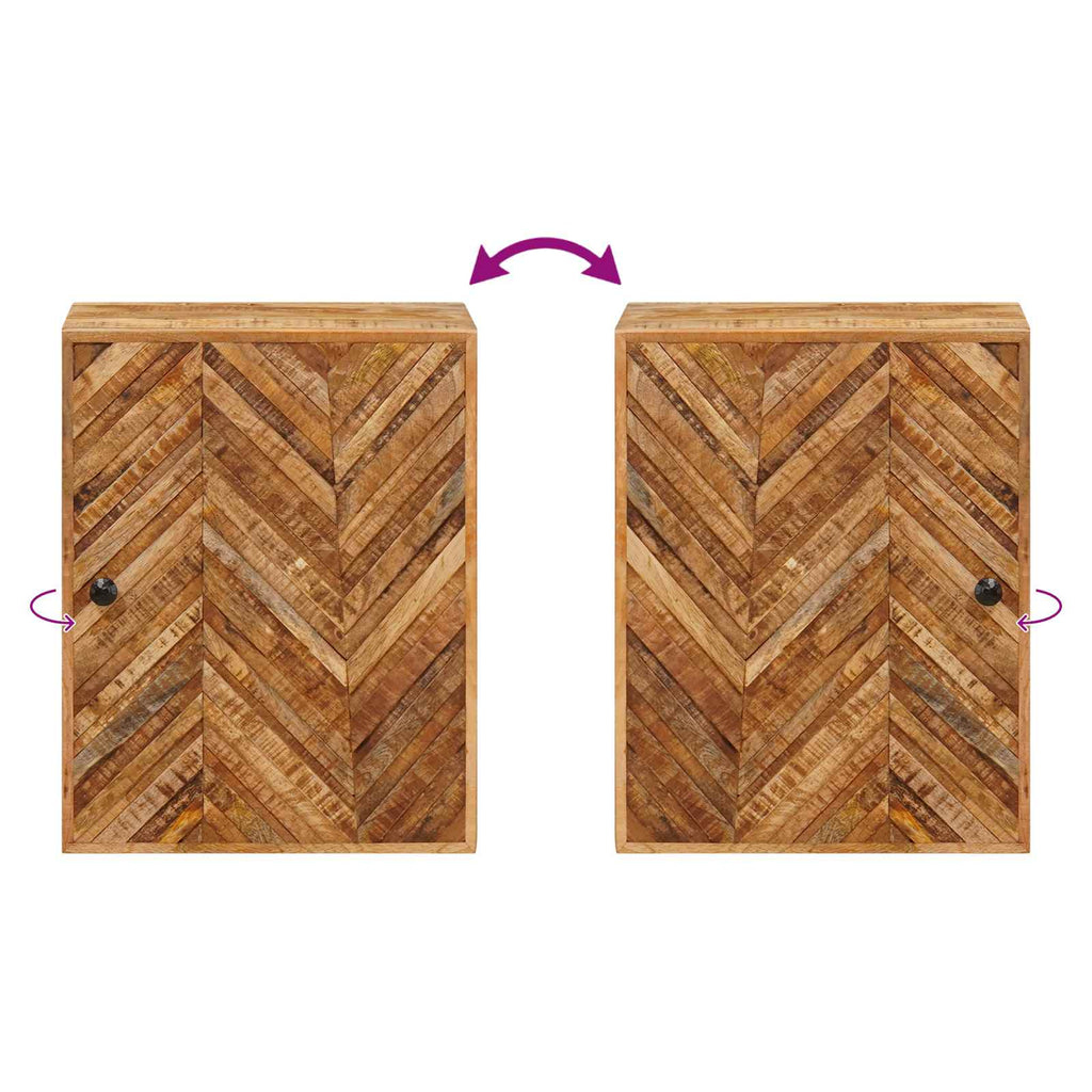 Juego de Muebles de Baño con cajón 5 pcs Madera de mango maciza
