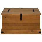 Baúl de almacenamiento HALDEN 91x91x47 cm madera maciza