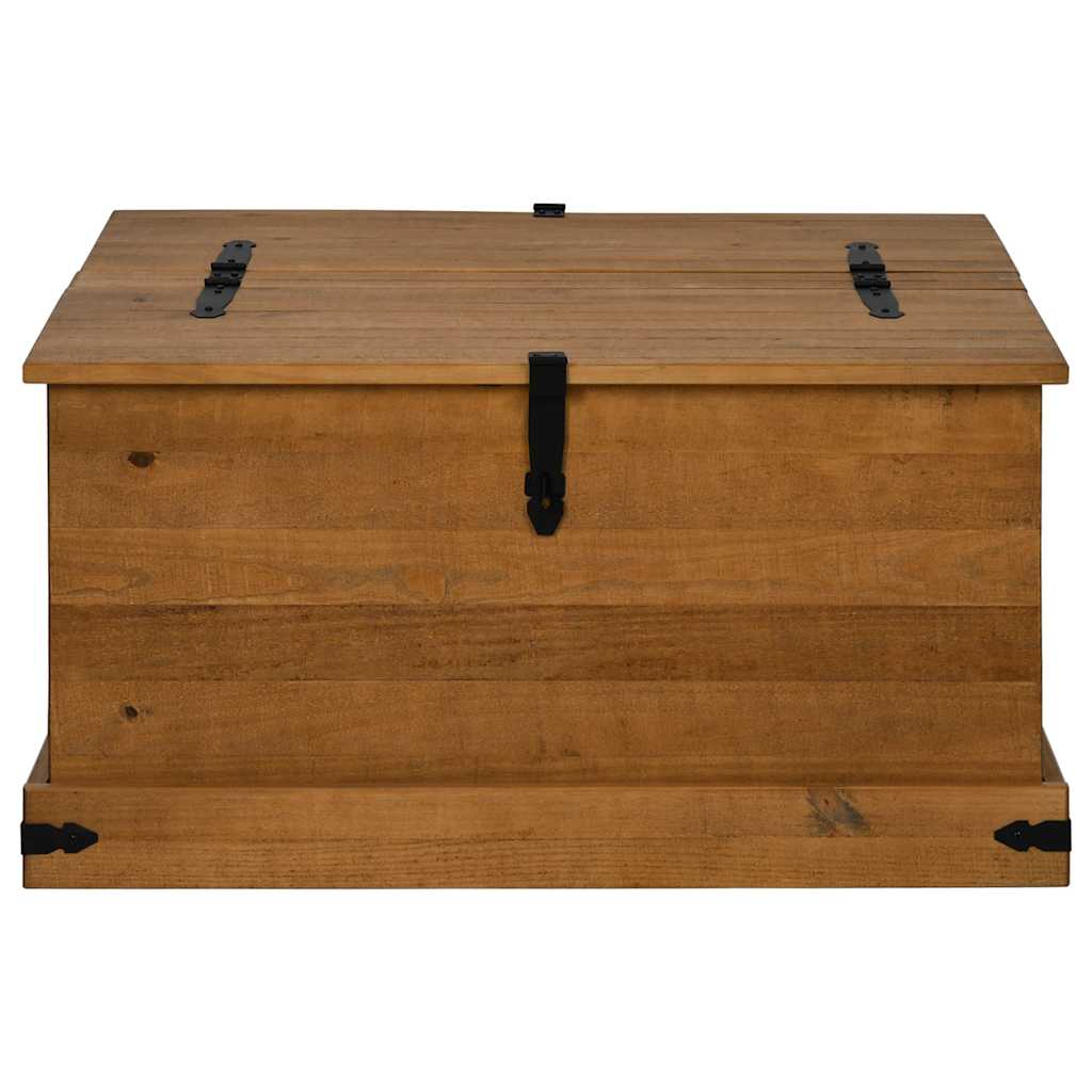 Baúl de almacenamiento HALDEN 91x91x47 cm madera maciza