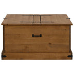 Baúl de almacenamiento HALDEN 91x91x47 cm madera maciza