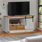 HALDEN TV unit 2 sliding doors grey 150x40x60 cm
