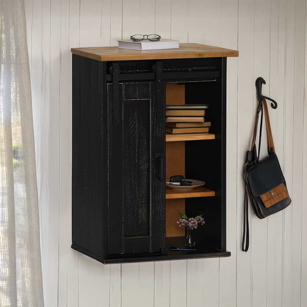 Armario colgante HALDEN con puerta corredera 49x22,5x70 cm pino