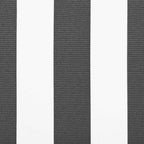 Toldo retráctil automático antracita y blanco 450x300 cm
