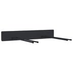Estante de pared de jardín para herramientas acero negro