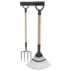 Estante de pared de jardín para herramientas acero negro