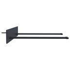Estante de pared de jardín para herramientas acero negro