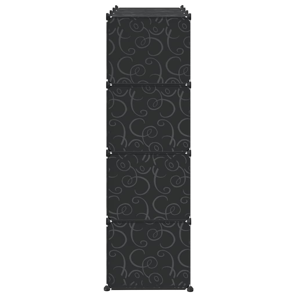 Organizador cubos de almacenamiento 12cubos varillas colgar PP