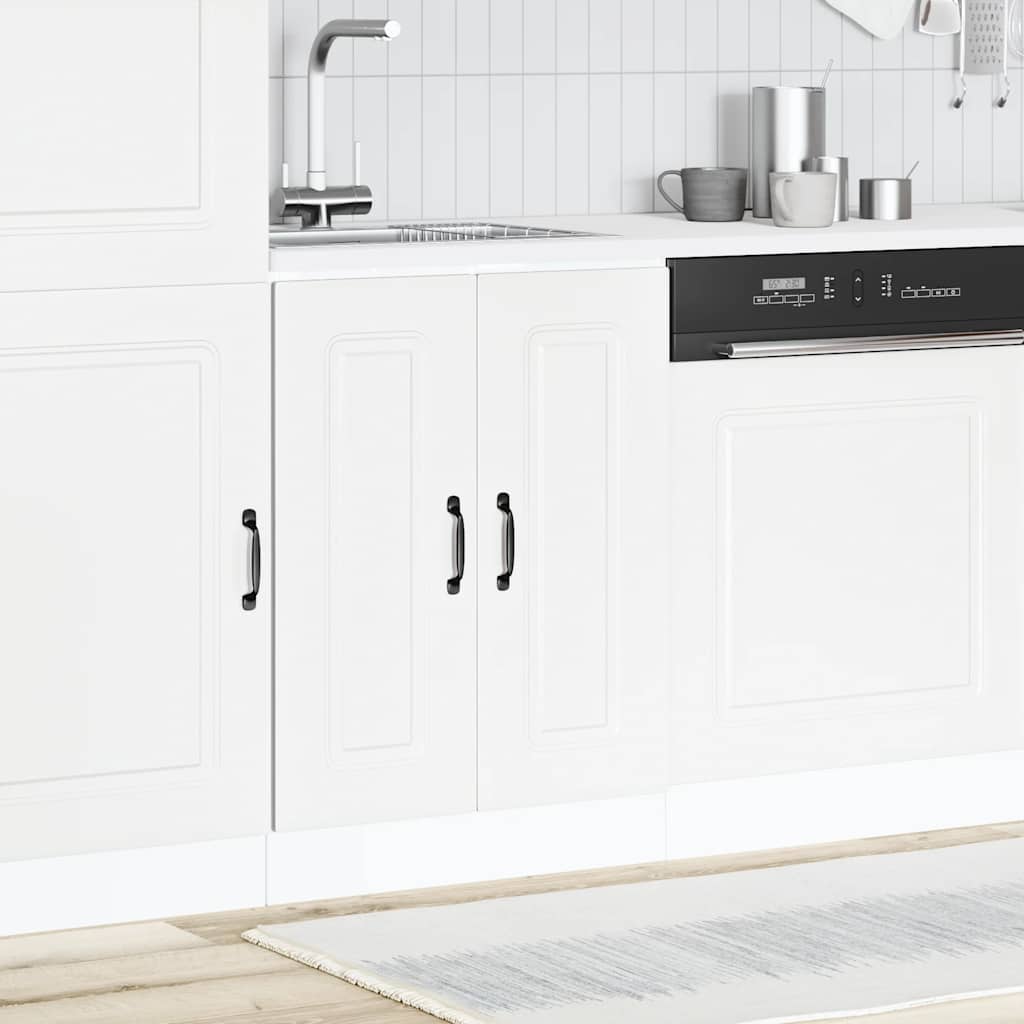 Mueble bajo fregadero Lucca blanca de alto brillo
