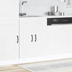 Mueble bajo fregadero Lucca blanca de alto brillo