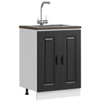 Mueble bajo fregadero Lucca blanca de alto brillo