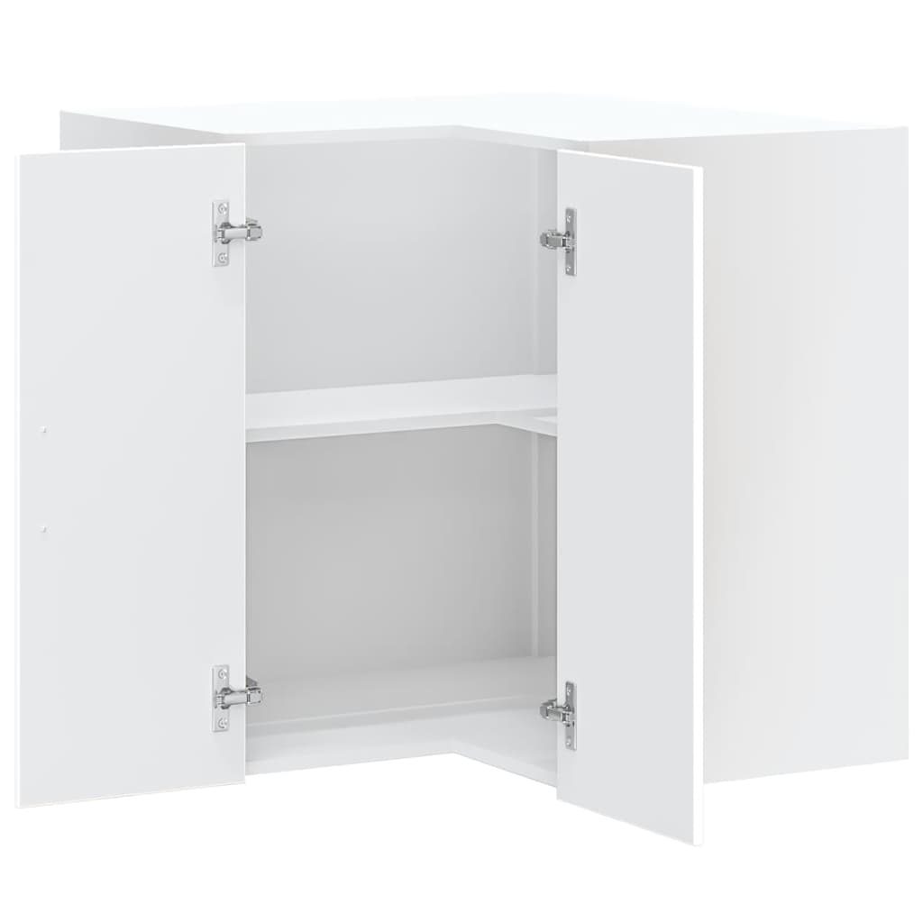Armario cocina esquina de pared Kalmar madera ingeniería blanca
