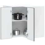 Armario cocina esquina de pared Kalmar madera ingeniería blanca