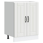 Mueble bajo fregadero Lucca blanca de alto brillo