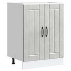 Mueble bajo fregadero Lucca blanca de alto brillo