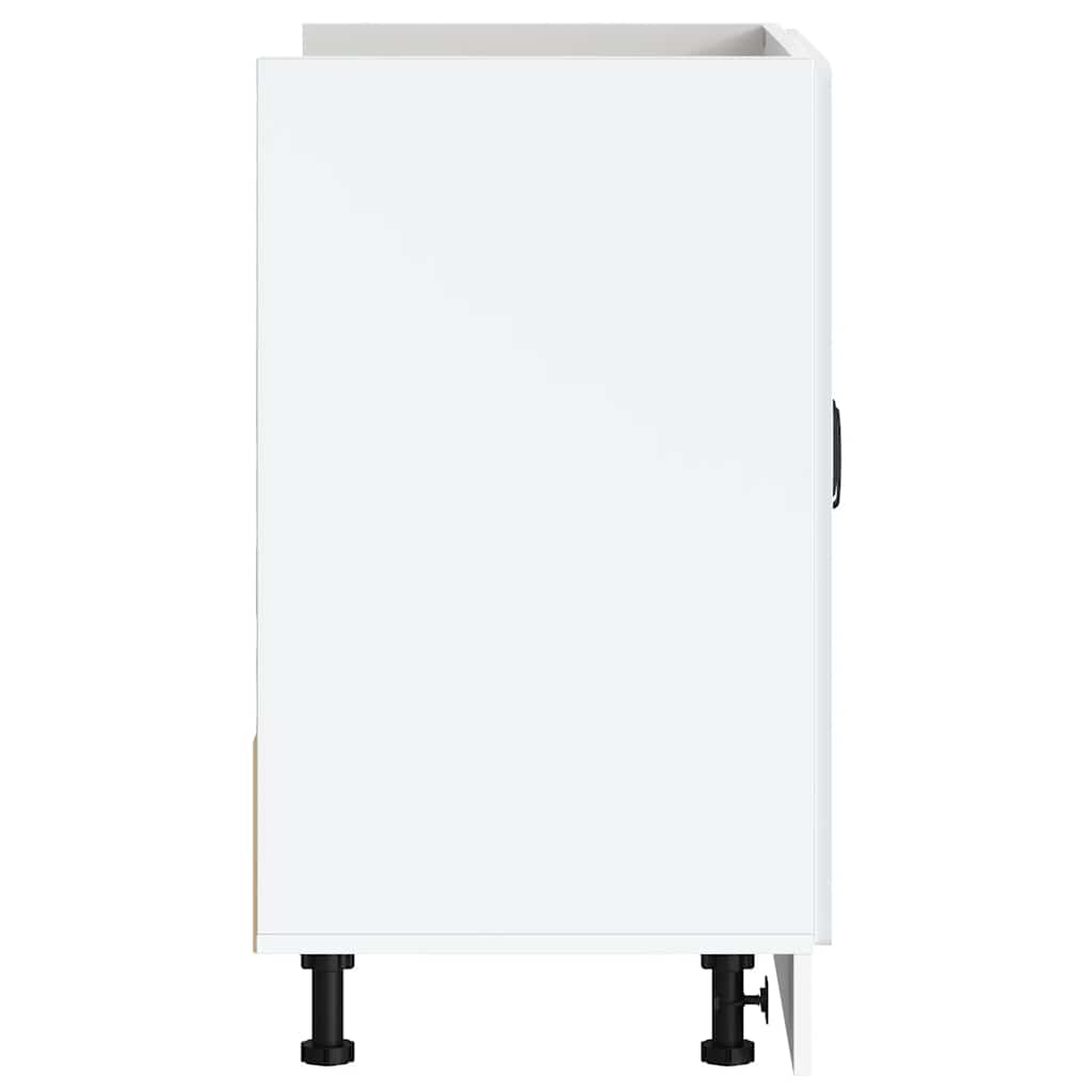 Mueble bajo fregadero Lucca blanca de alto brillo