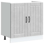 Mueble bajo fregadero Lucca blanca de alto brillo