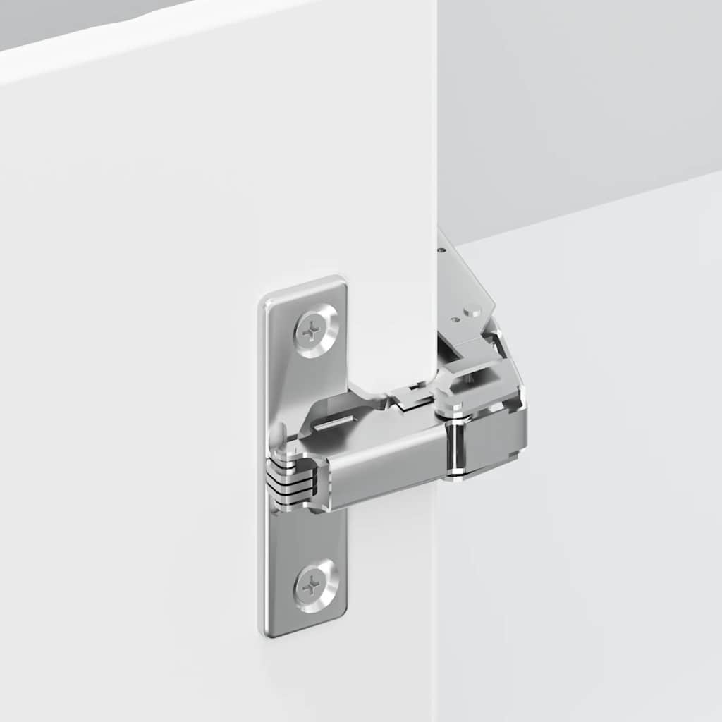 Mueble bajo esquina de cocina Lucca alto brillo blanco