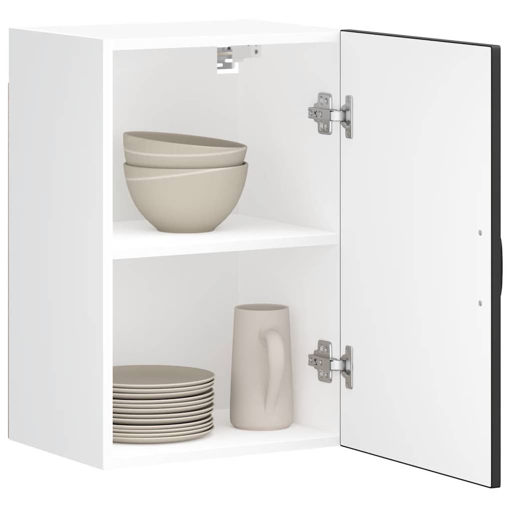 Armario de cocina de pared "Lyon" con puerta de cristal, madera vieja,, 60x31x60 cm