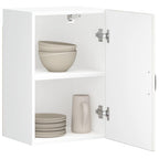 Armario de cocina de pared "Lyon" con puerta de cristal, madera vieja,, 60x31x60 cm