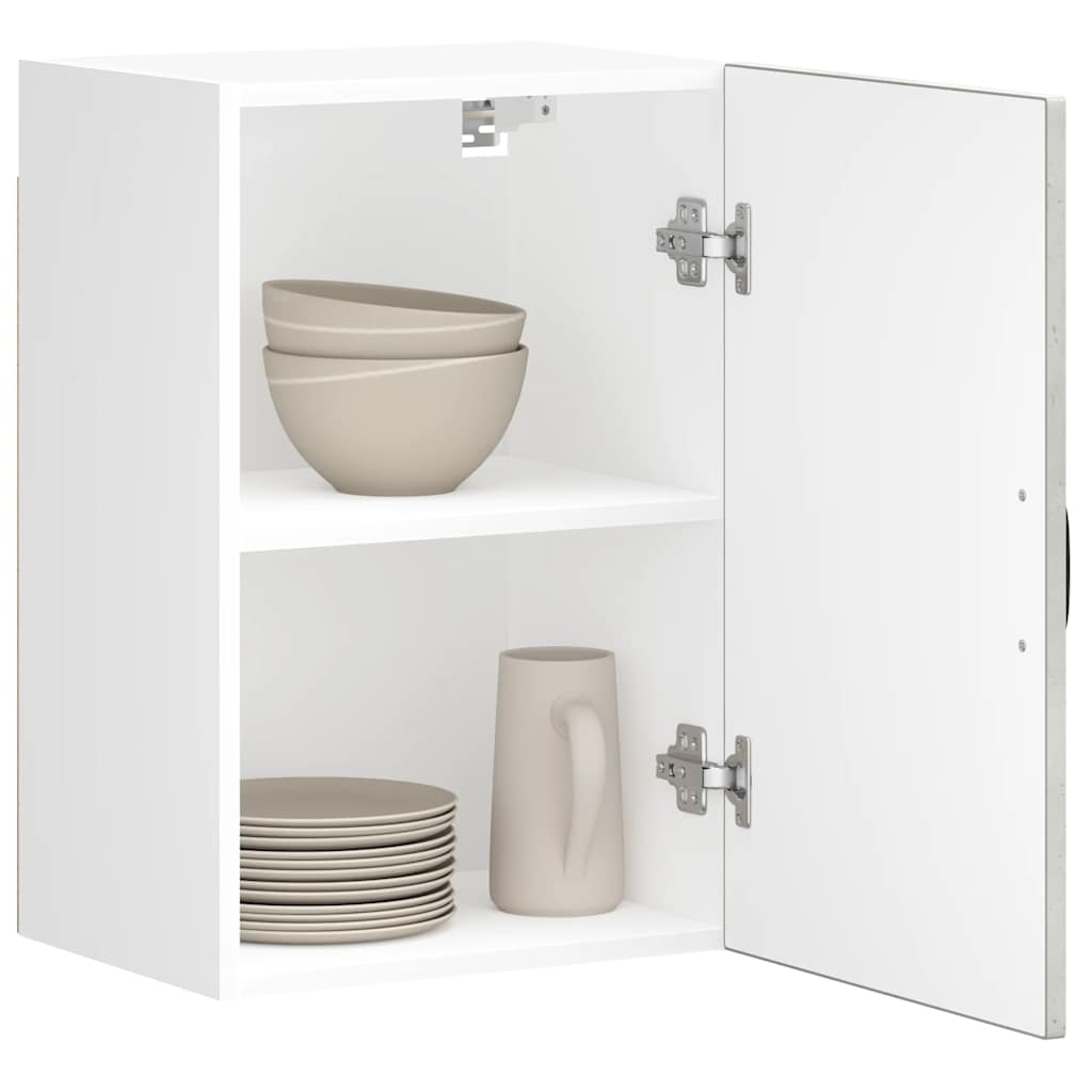 Armario de cocina de pared "Lyon" con puerta de cristal, madera vieja,, 60x31x60 cm