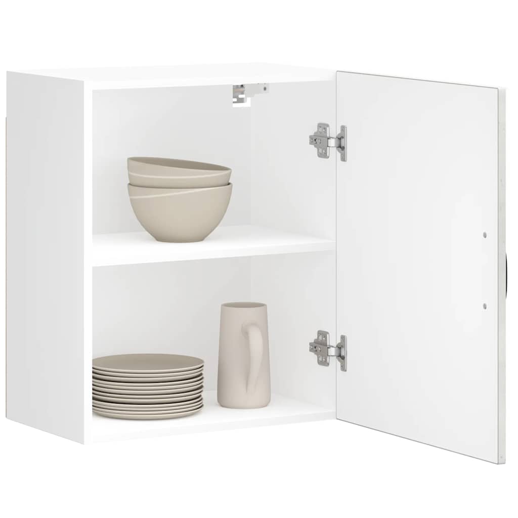 Armario de cocina de pared "Lyon" con puerta de cristal, madera vieja,, 60x31x60 cm