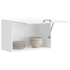 Armario de cocina de pared "Lyon" con puerta de cristal, madera vieja,, 60x31x60 cm
