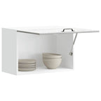 Armario de cocina de pared "Lyon" con puerta de cristal, madera vieja,, 60x31x60 cm