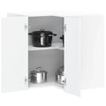 Armario cocina esquina de pared Kalmar madera ingeniería blanca