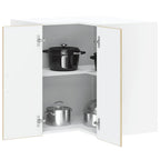 Armario cocina esquina de pared Kalmar madera ingeniería blanca