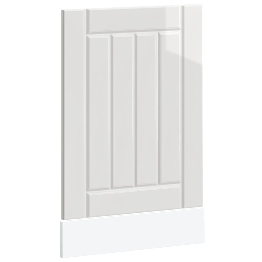 Panel lavavajillas Lucca madera contrachapada blanco brillante