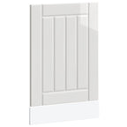 Panel lavavajillas Lucca madera contrachapada blanco brillante