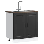 Mueble bajo fregadero Lucca blanca de alto brillo