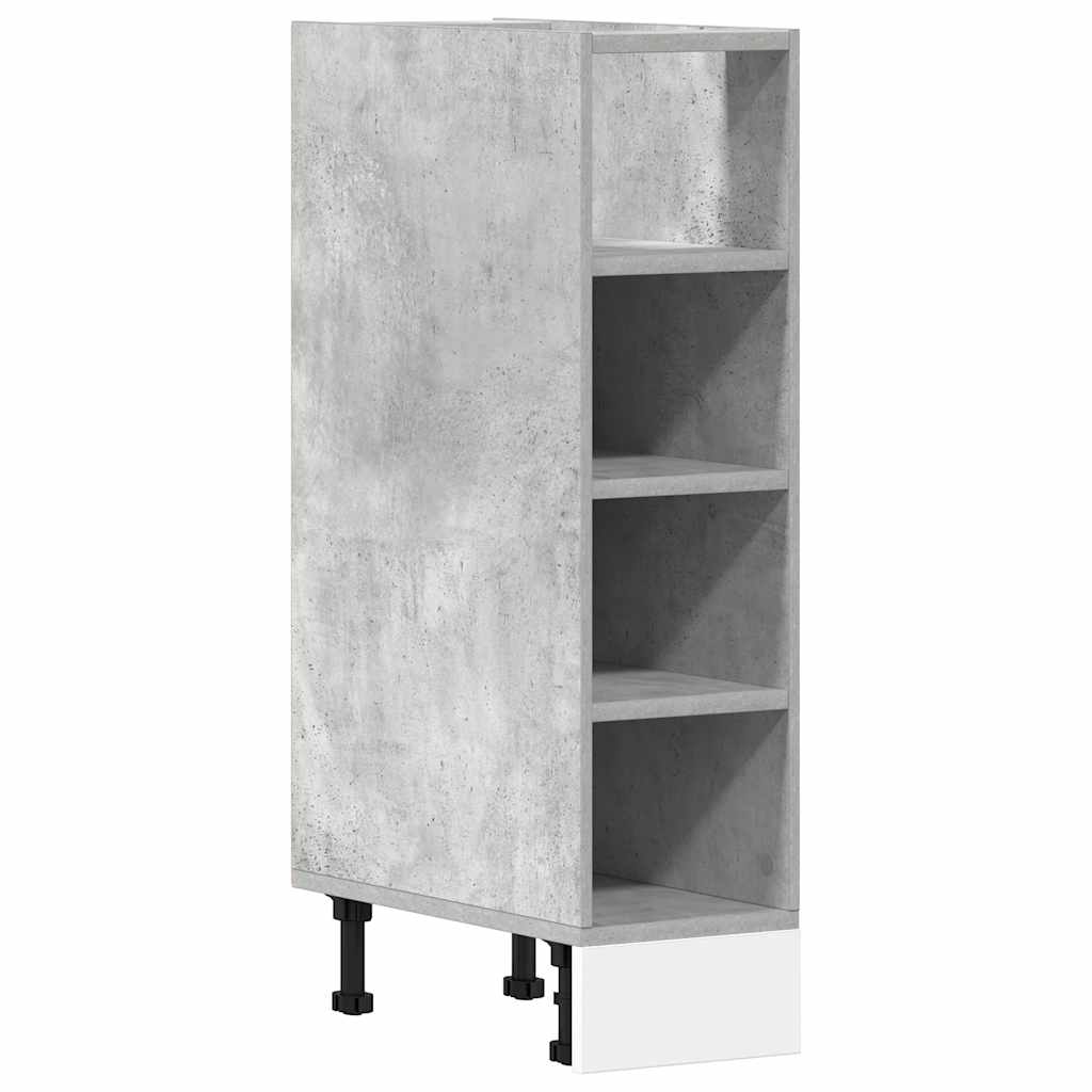 Armario bajo "Riga" Gris Hormigón 20x44,5x81,5 cm Madera de ingeniería
