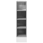 Armario bajo "Riga" Gris Hormigón 20x44,5x81,5 cm Madera de ingeniería
