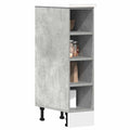 Armario bajo "Riga" Gris Hormigón 20x44,5x81,5 cm Madera de ingeniería