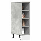 Armario bajo "Riga" Gris Hormigón 20x44,5x81,5 cm Madera de ingeniería
