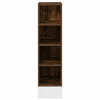 Armario bajo "Riga" Roble ahumado 20x44,5x81,5 cm Madera de ingeniería