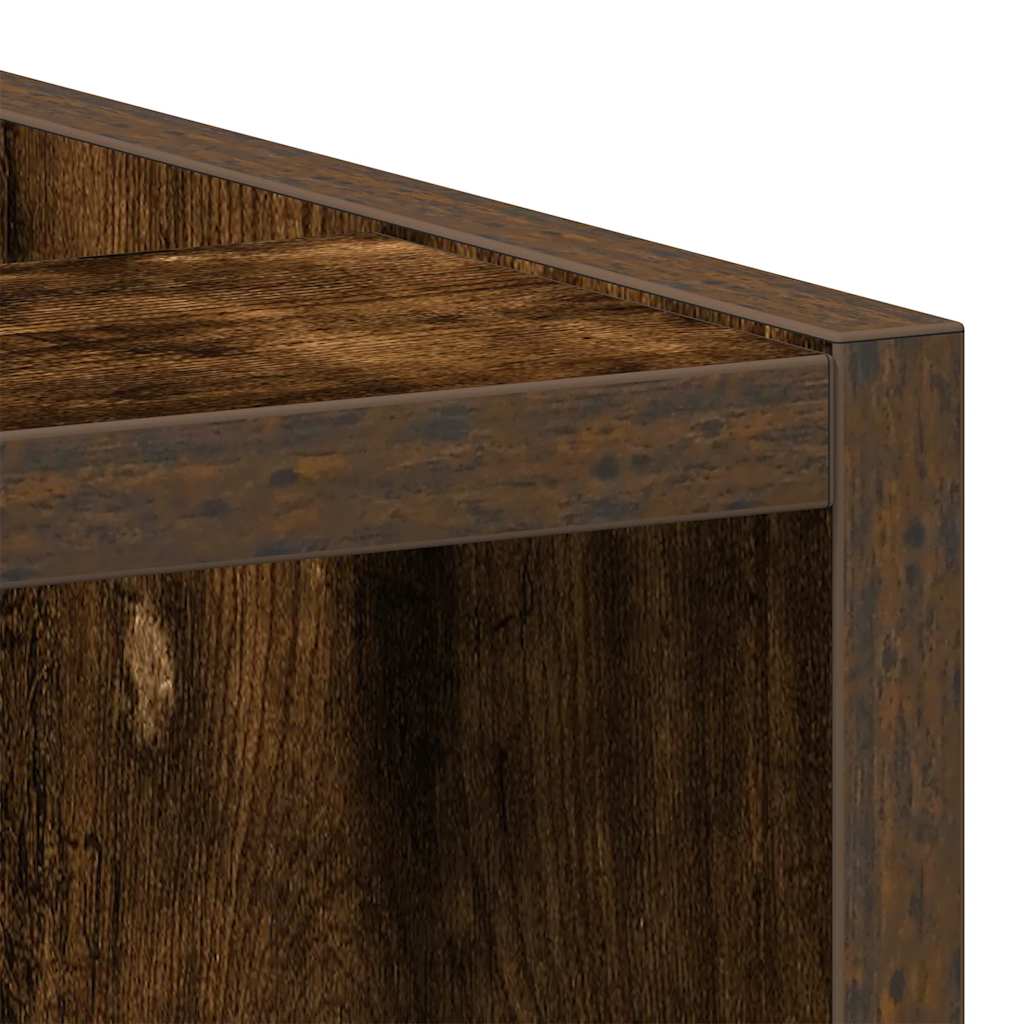 Armario bajo "Riga" Roble ahumado 20x44,5x81,5 cm Madera de ingeniería