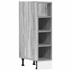 Armario bajo "Riga" Gris Sonoma 20x44,5x81,5 cm Madera de ingeniería