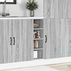 Armario bajo "Riga" Gris Sonoma 20x44,5x81,5 cm Madera de ingeniería